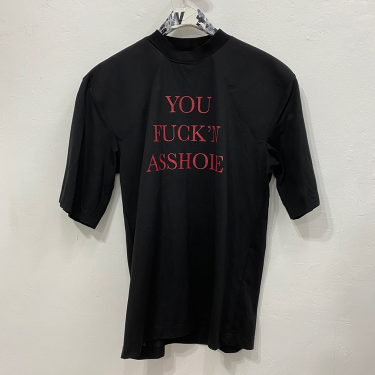 Vetements 'You Fuck'n Asshole' Football Shoulder T-Shirt : wwtwseoul