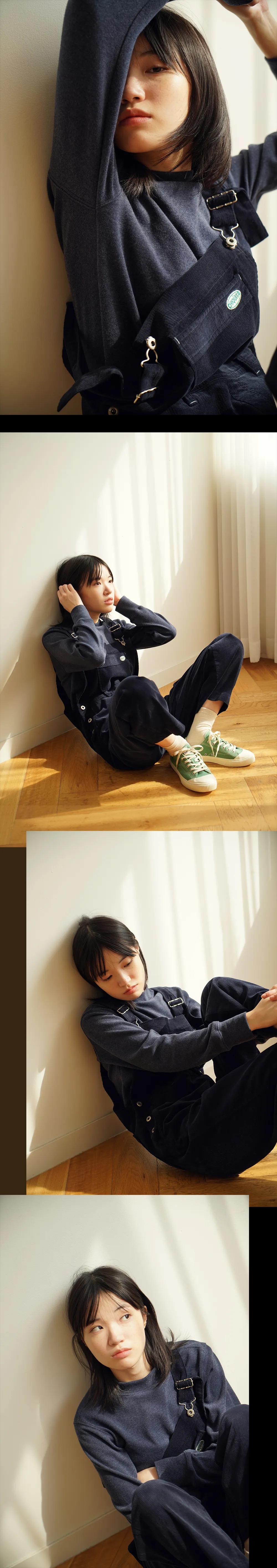 [아카이브] 코듀로이 오버롤 팬츠 네이비 CW203OV03NV