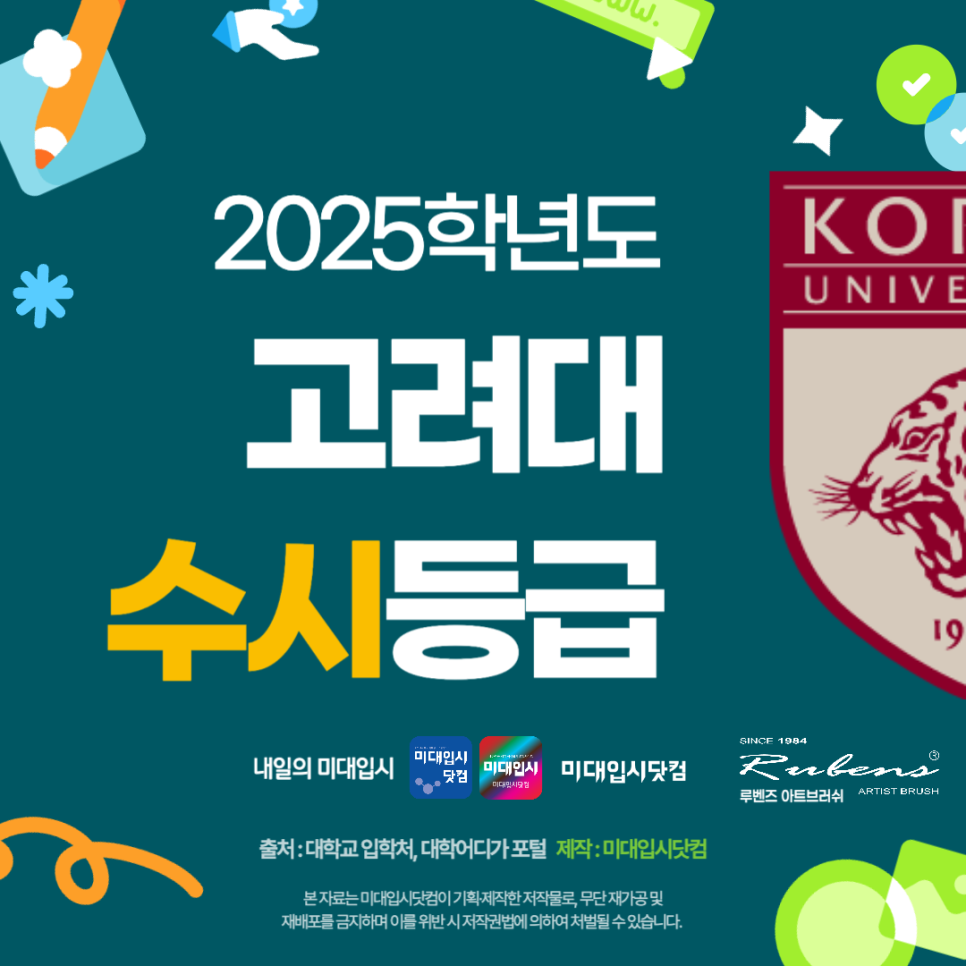 고려대 수시등급 - 2025 고대 고려대학교 내신등급 수능최저 경쟁률 입시결과 입결 디자인조형학부 비실기 미대입시닷컴 : 미대입시정보  미술대학 입시정보 미대입시 미대입시닷컴