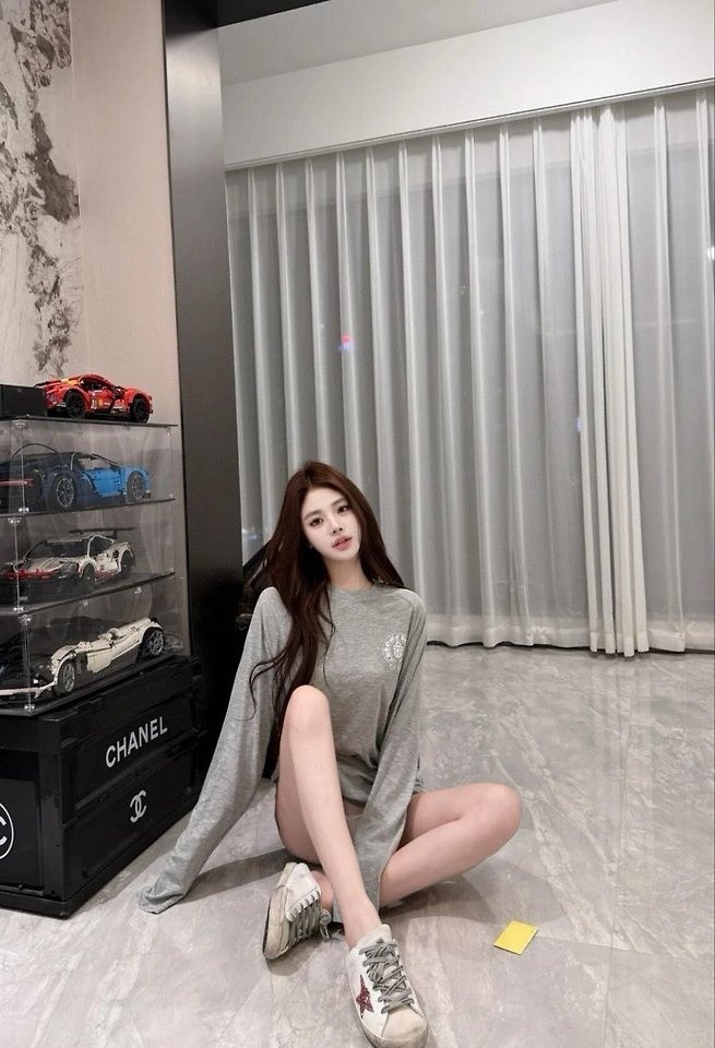 크롬 성조기 롱 슬리브