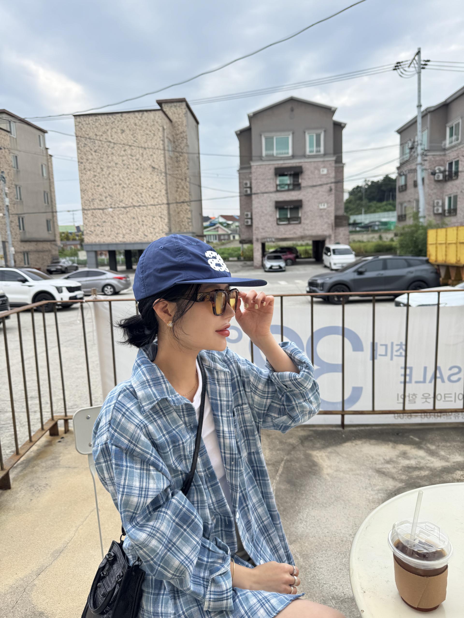 체크박시 루즈 남방
