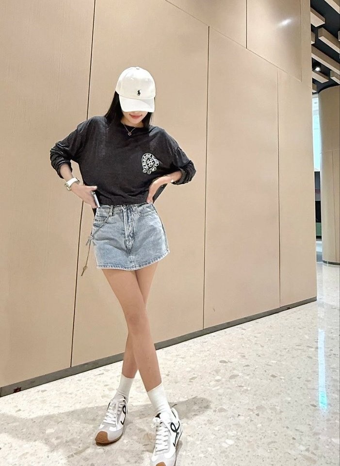 크롬 성조기 롱 슬리브
