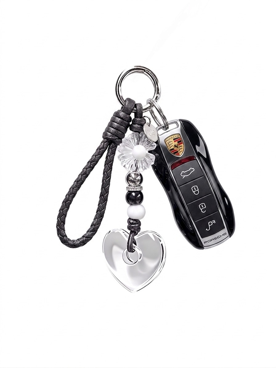 Verry Love Keyring - White