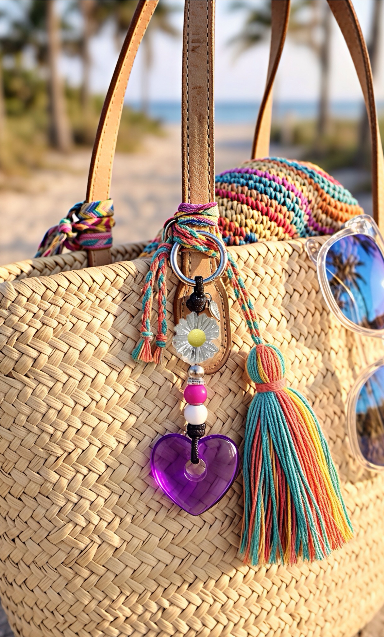 Verry Love Keyring - Purple