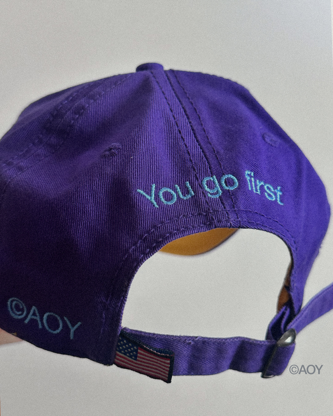 THE WORLD SLOW RUNNERS ASSOCIATION CAP IN GRAPE