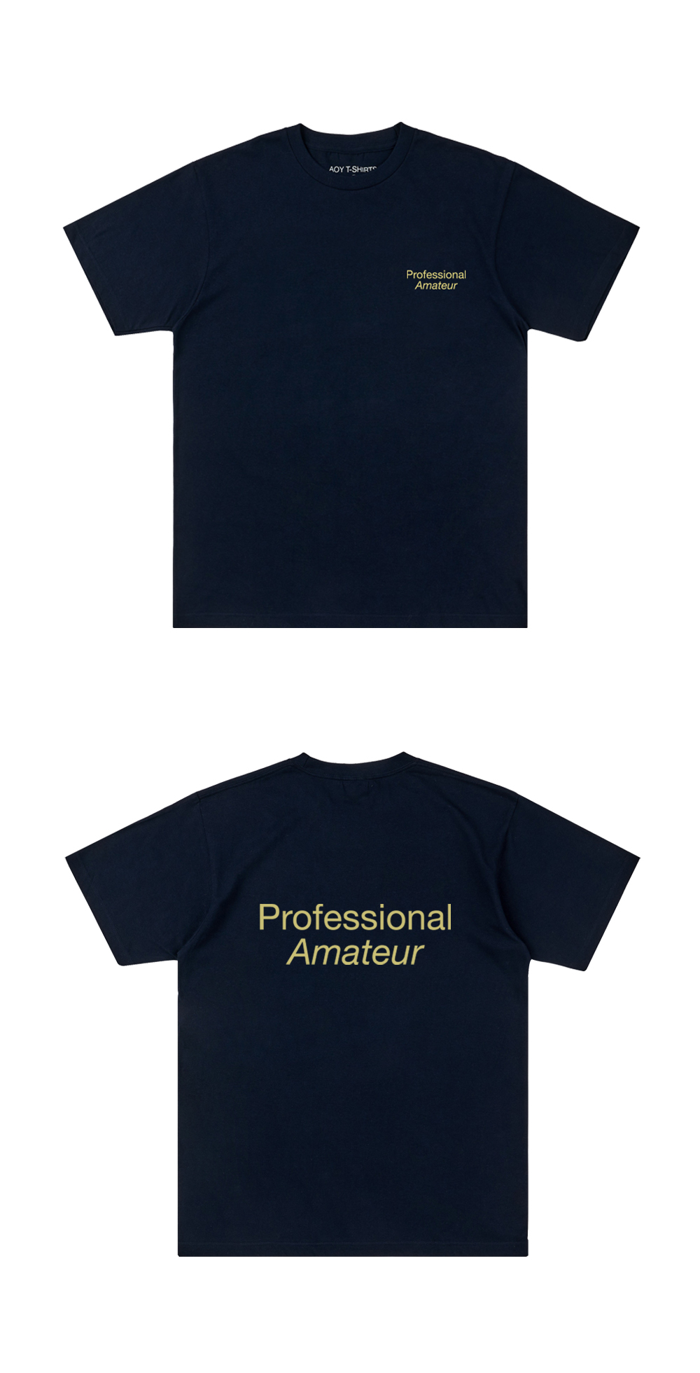 PROFESSIONAL AMATEUR SHORT SLEEVE TEE IN NAVY