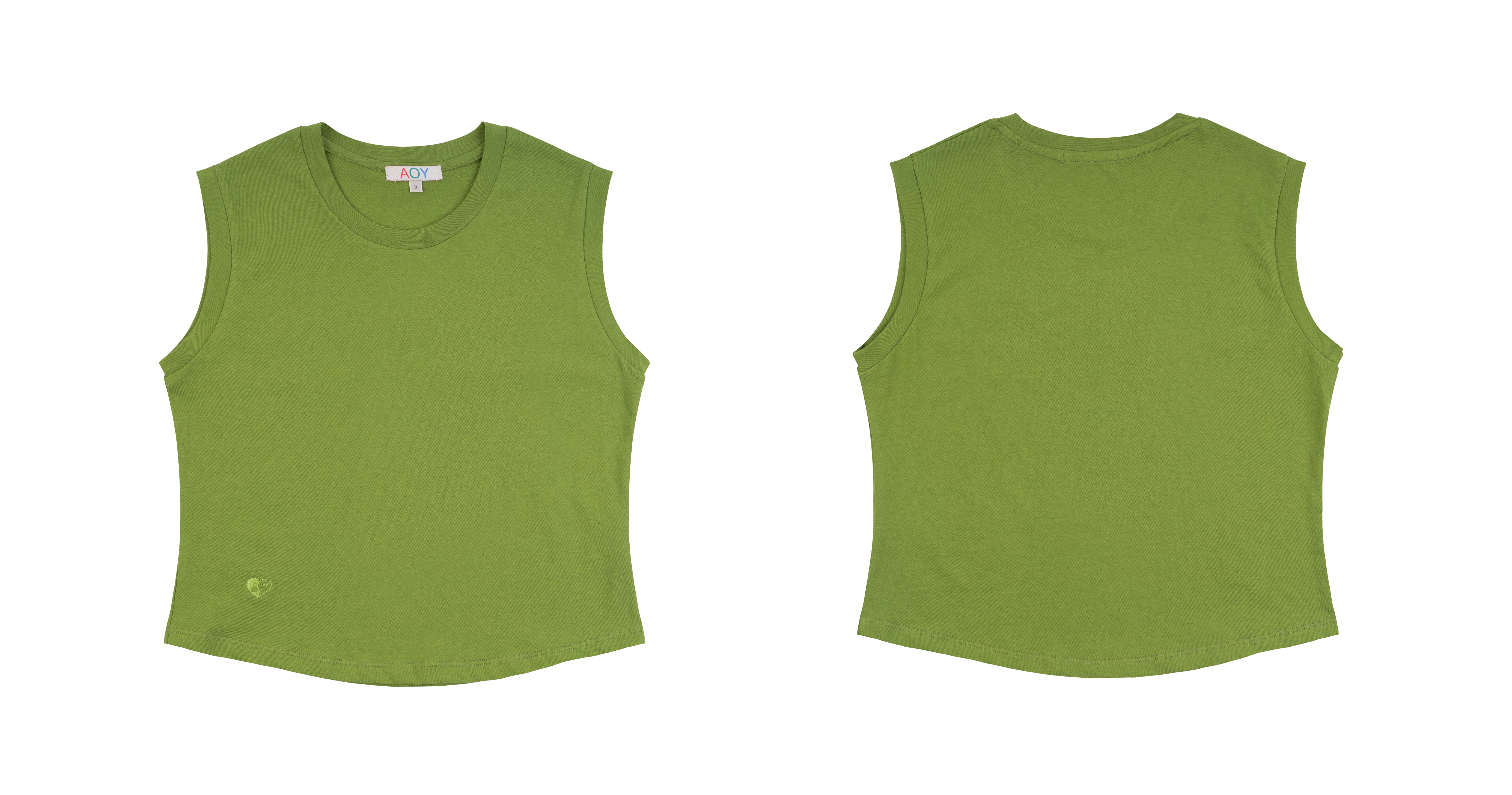 SANDIE SLEEVELESS T. IN OLIVE
