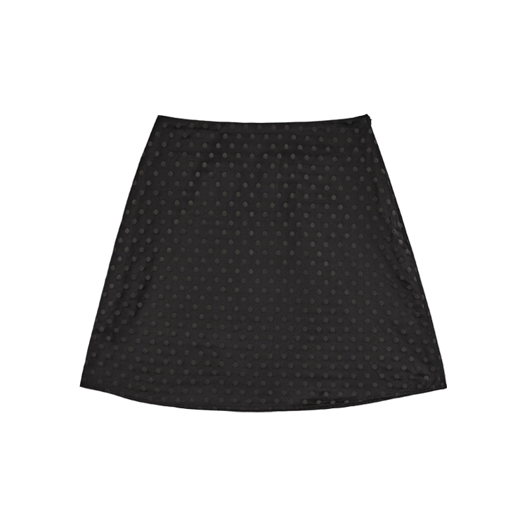 CAMILLE SKIRT IN POLKA DOT JACQUARD