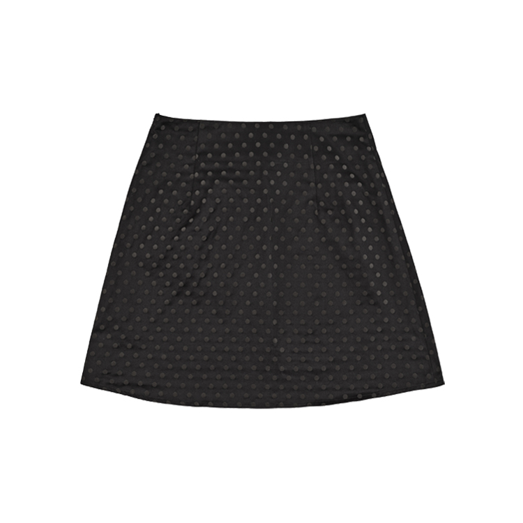 CAMILLE SKIRT IN POLKA DOT JACQUARD