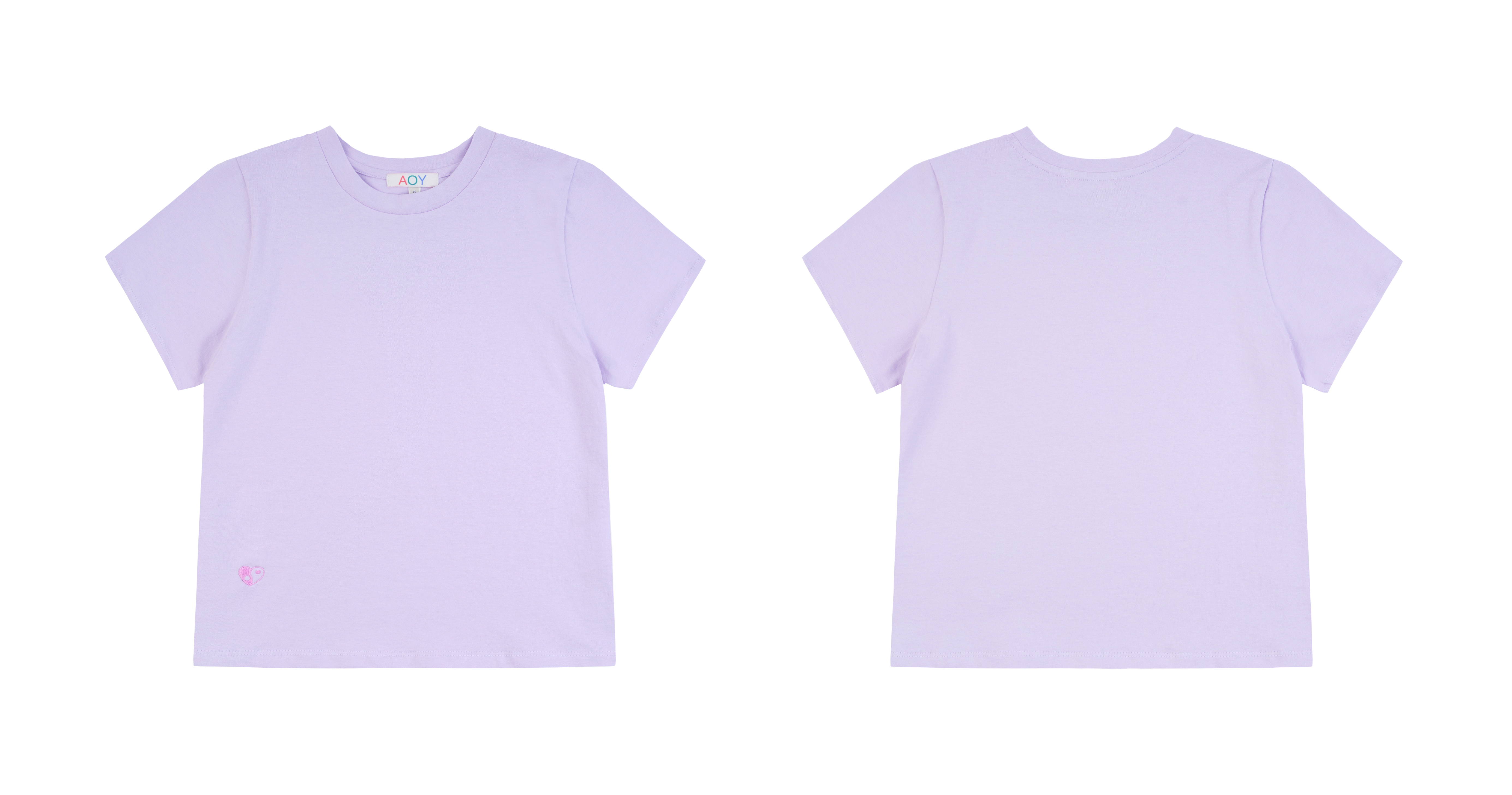 CASEY SLIM SHORTS SLEEVE T. IN LAVENDER
