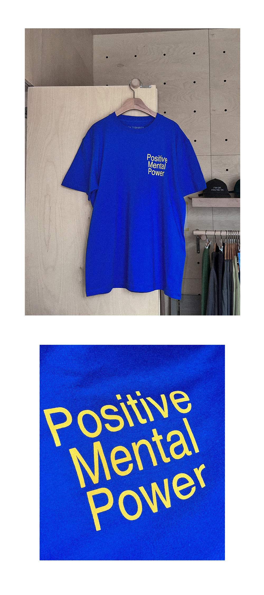 PMP SHORT SLEEVE TEE IN COBALT BLUE