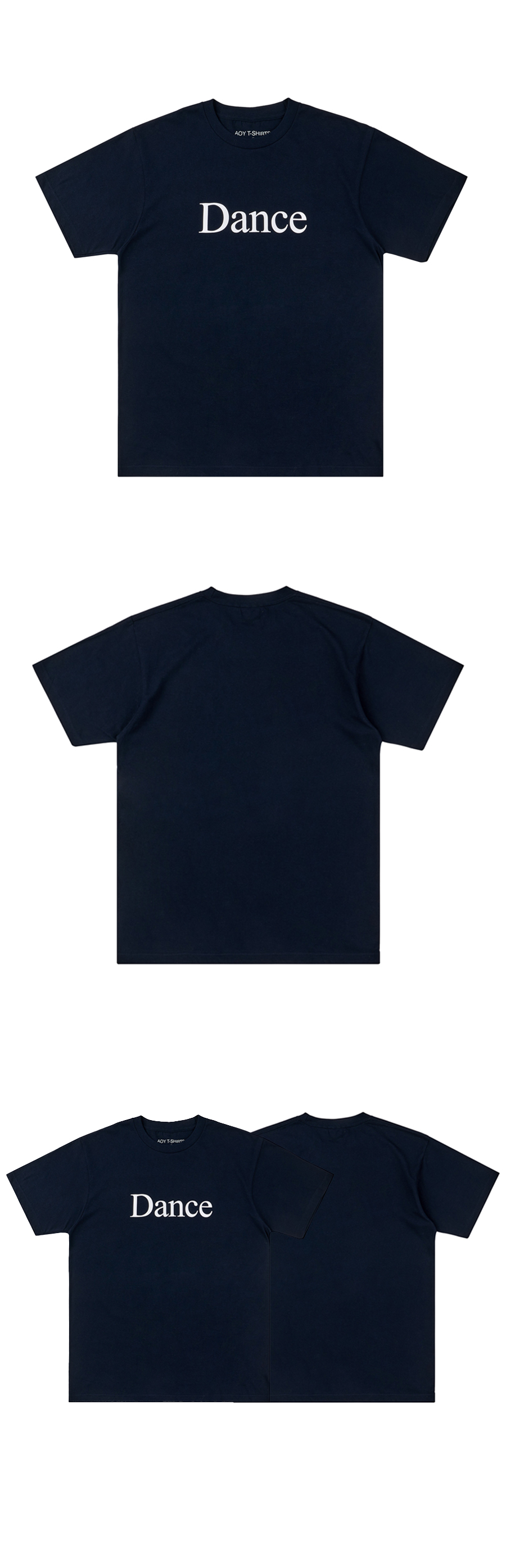 DANCE SHORT SLEEVE TEE IN NAVY
