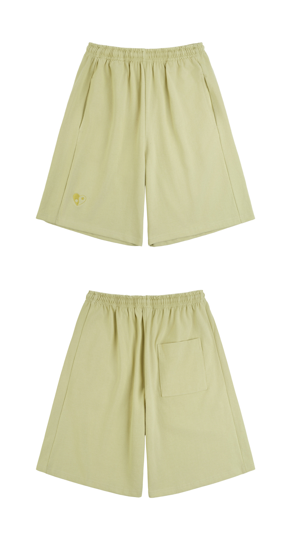 EASY JERSEY BERMUDA SHORTS IN BUTTER