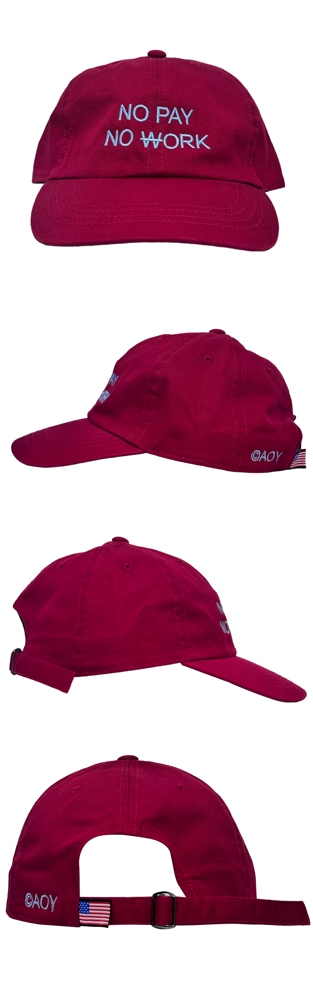 NO PAY NO ￦ORK CAP (재발매)