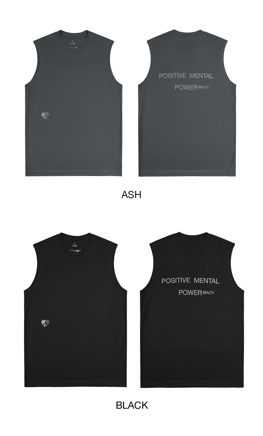 PMP PERFORMANCE SINGLET IN ASH