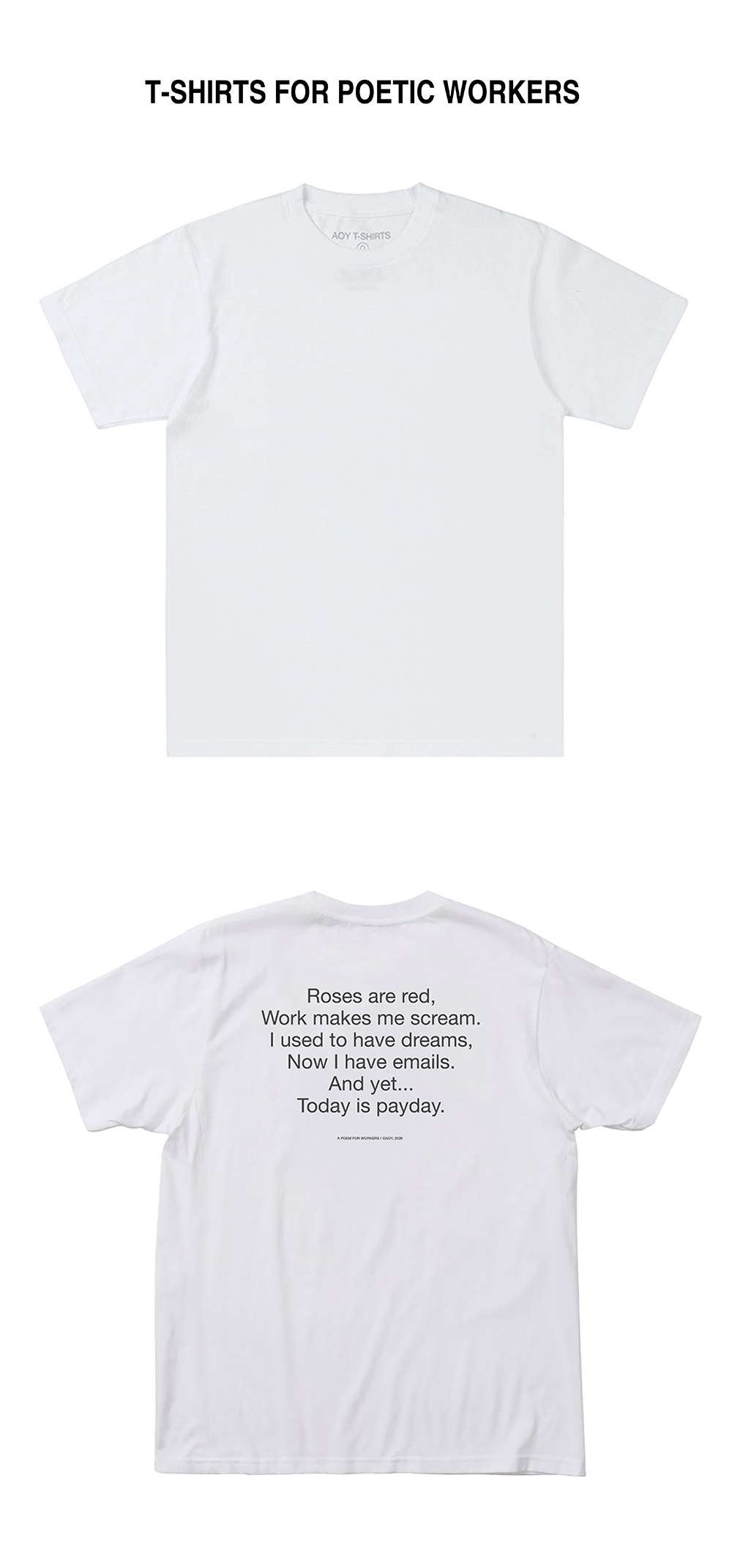 A POEM FOR WORKERS TEE
