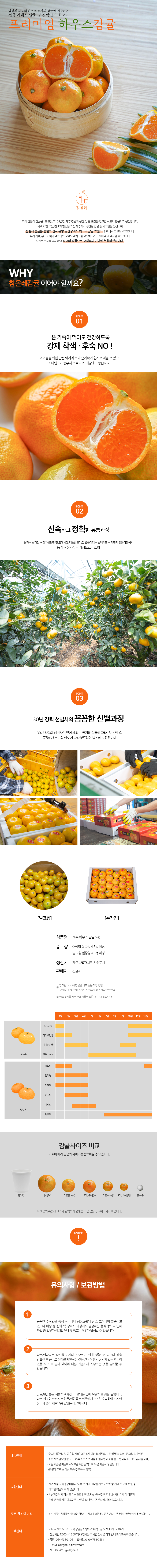 고당도 타이벡 하우스 감귤