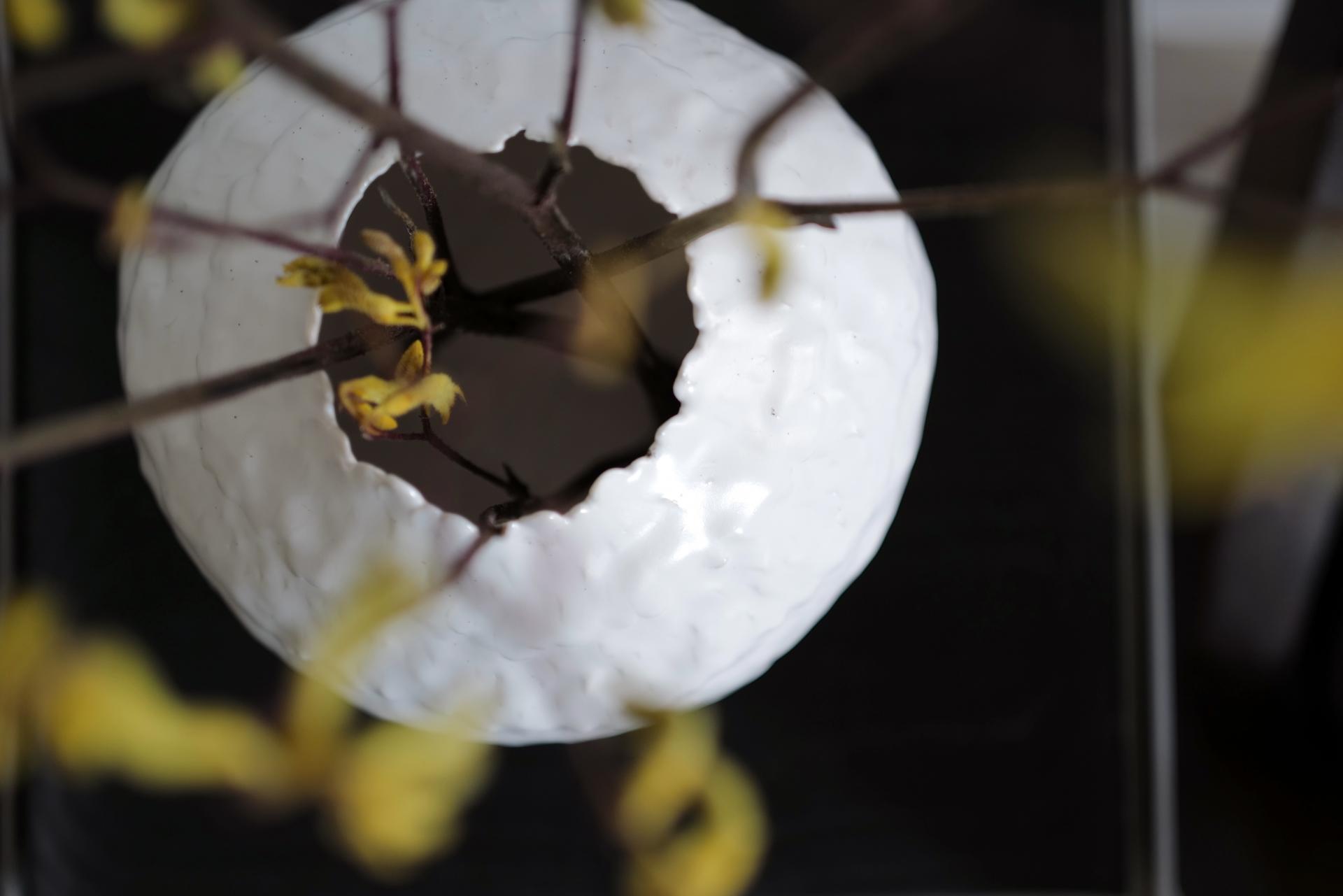 김송 - Plume Moon vase M
