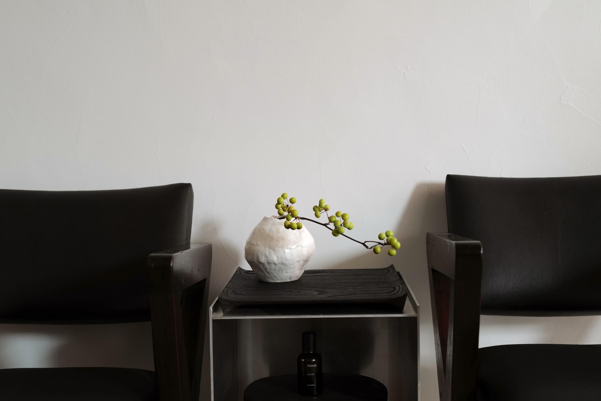 김송 - Plume Moon vase S