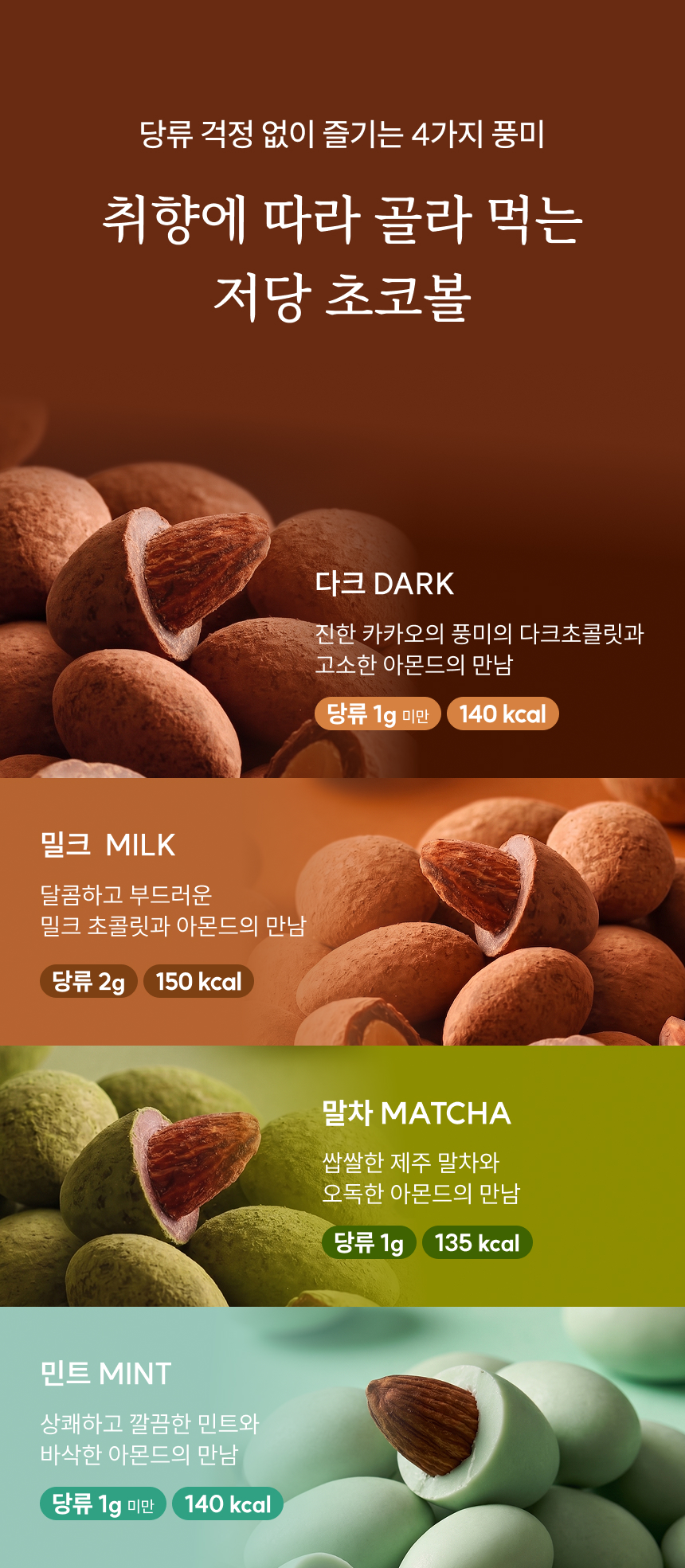 마이노멀 저당 민트초코볼 아몬드 5봉입