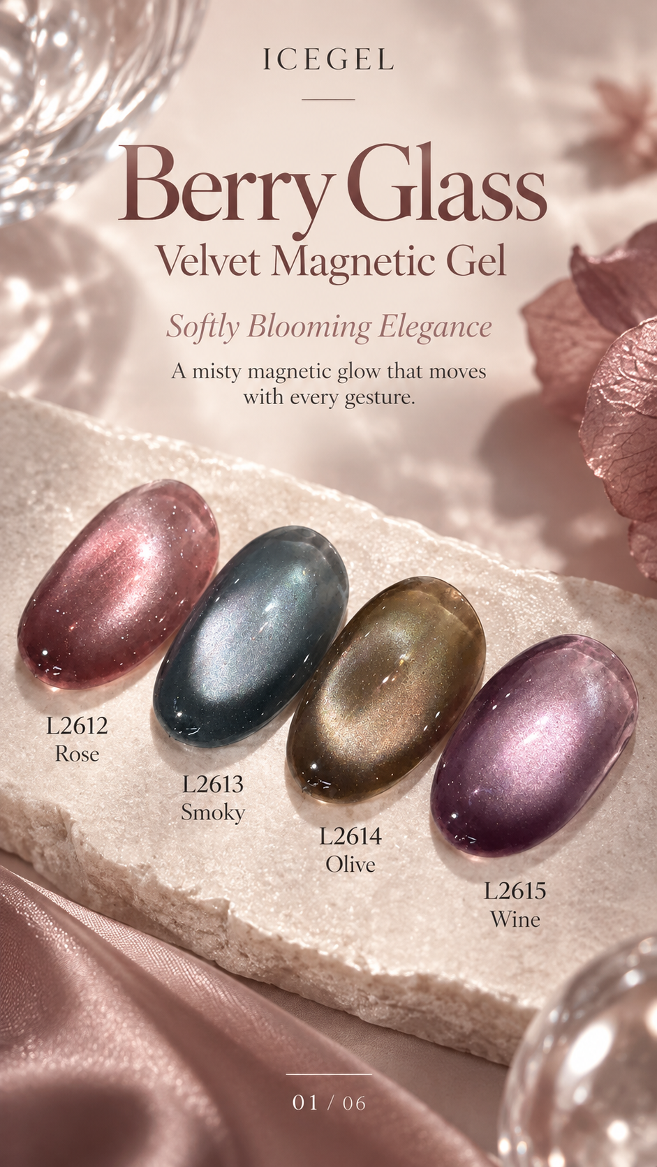 Berry Glass Gel - Star Galaxy [L2612_L2615]