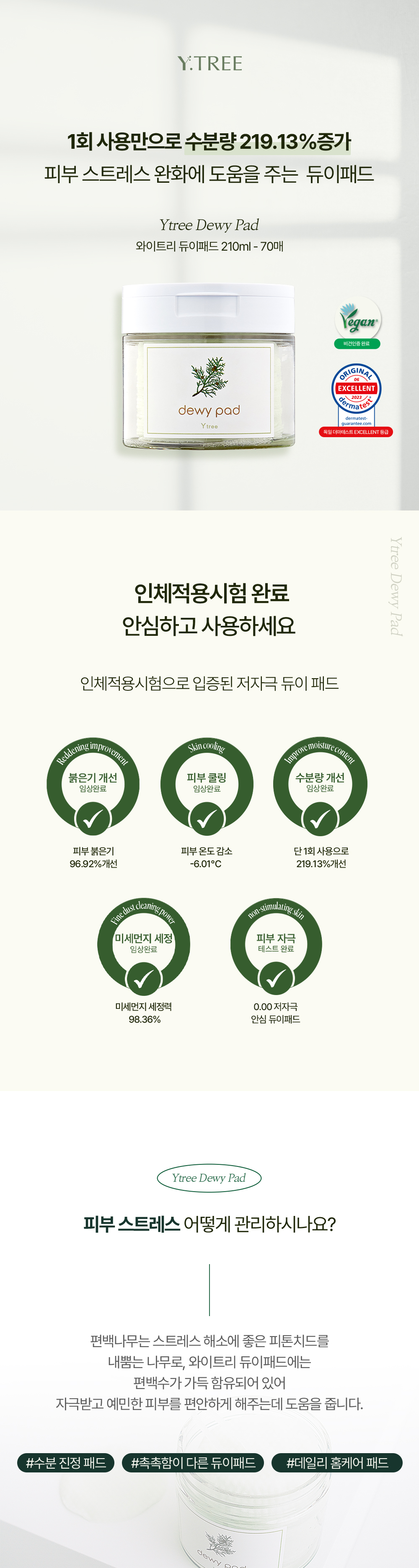 [이벤트제품] 와이트리 듀이패드 3개 세트 : 와이트리 YTREE