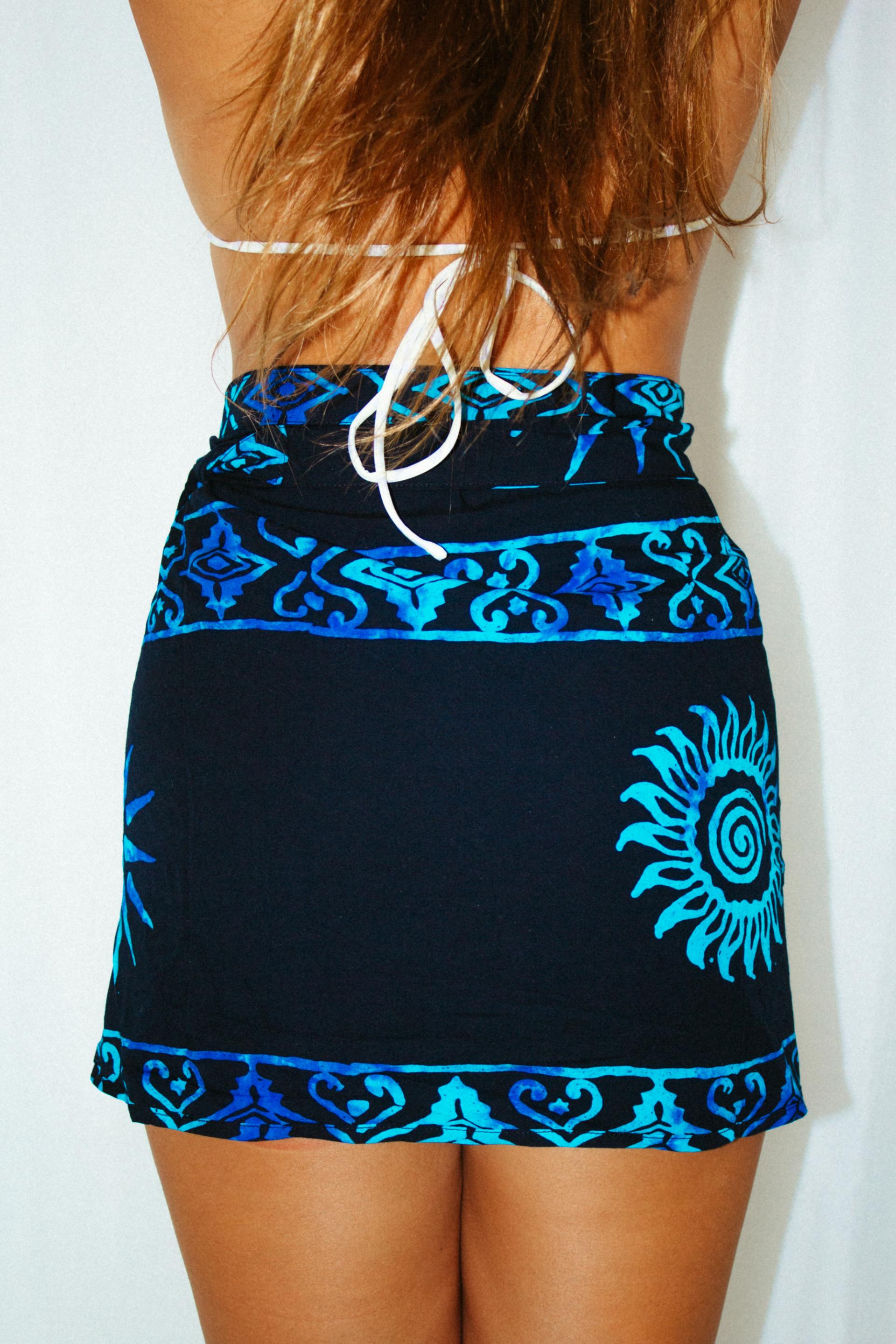 'Summer Is Calling' Wrap Skirt 랩스커트| Ocean Sol