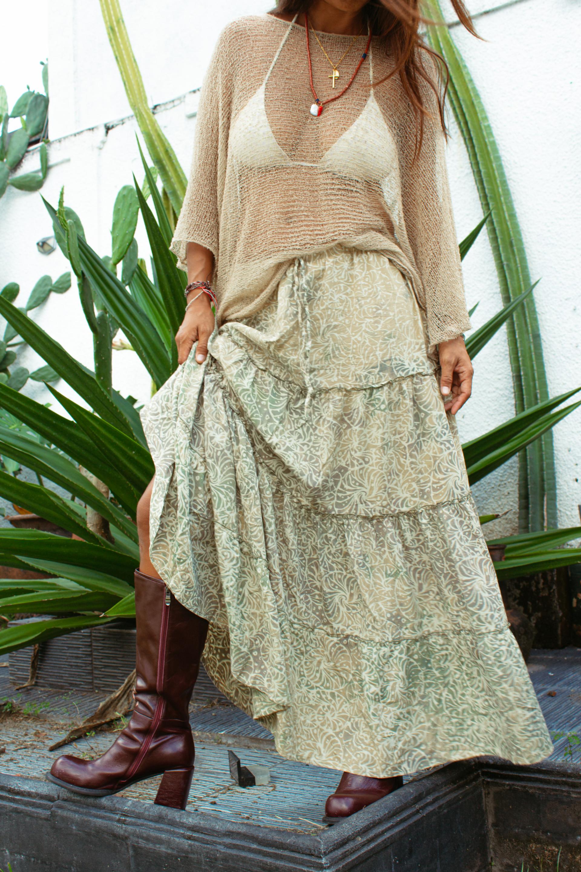 Mermaid Maxi Skirt 2.0 맥시 스커트 | Reef Espresso