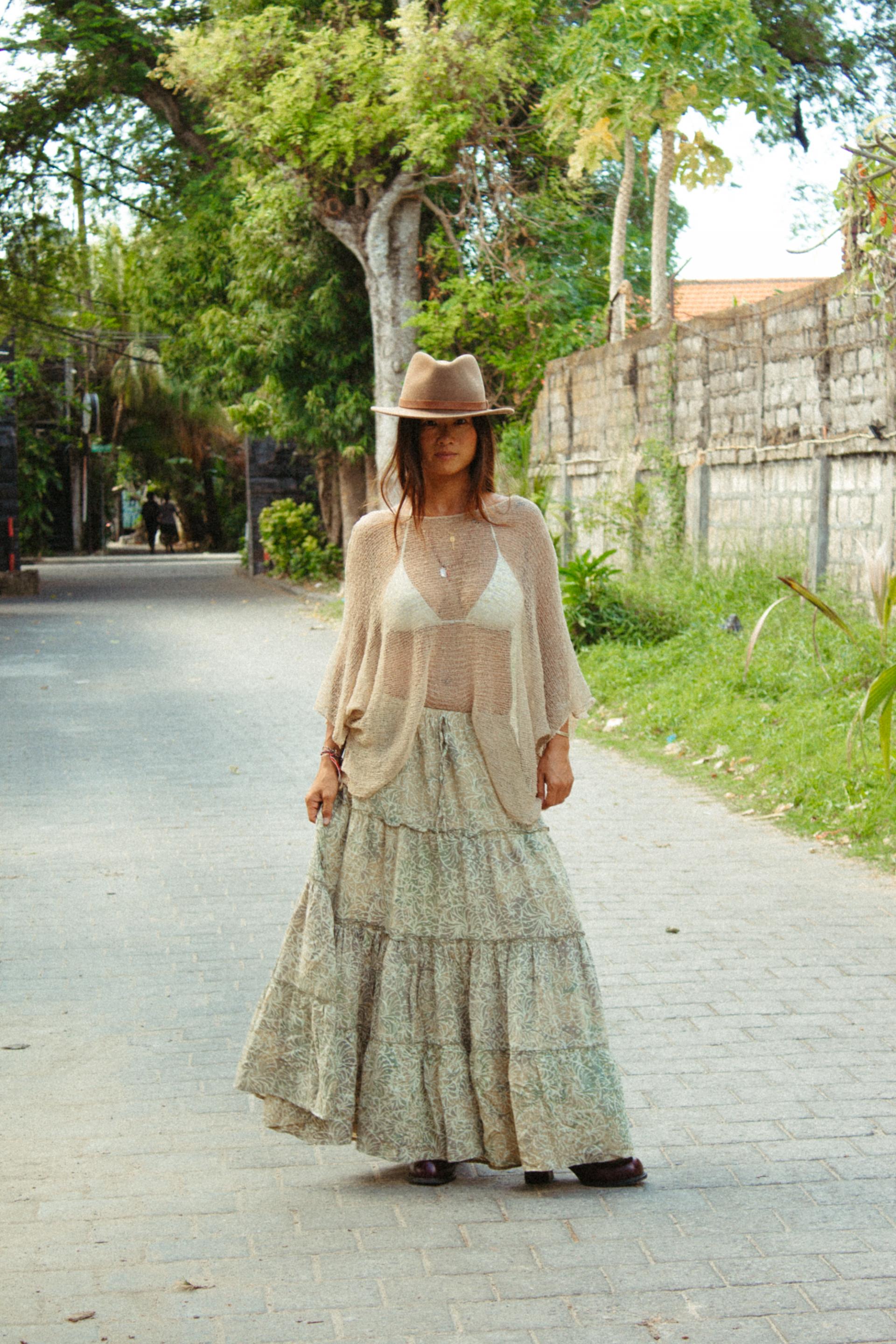 Mermaid Maxi Skirt 2.0 맥시 스커트 | Reef Espresso