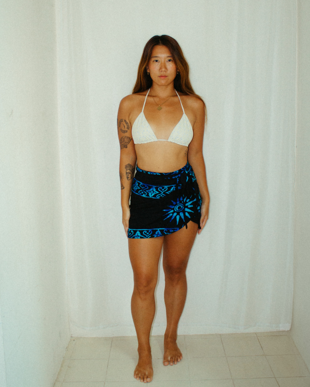 'Summer Is Calling' Wrap Skirt 랩스커트| Ocean Sol