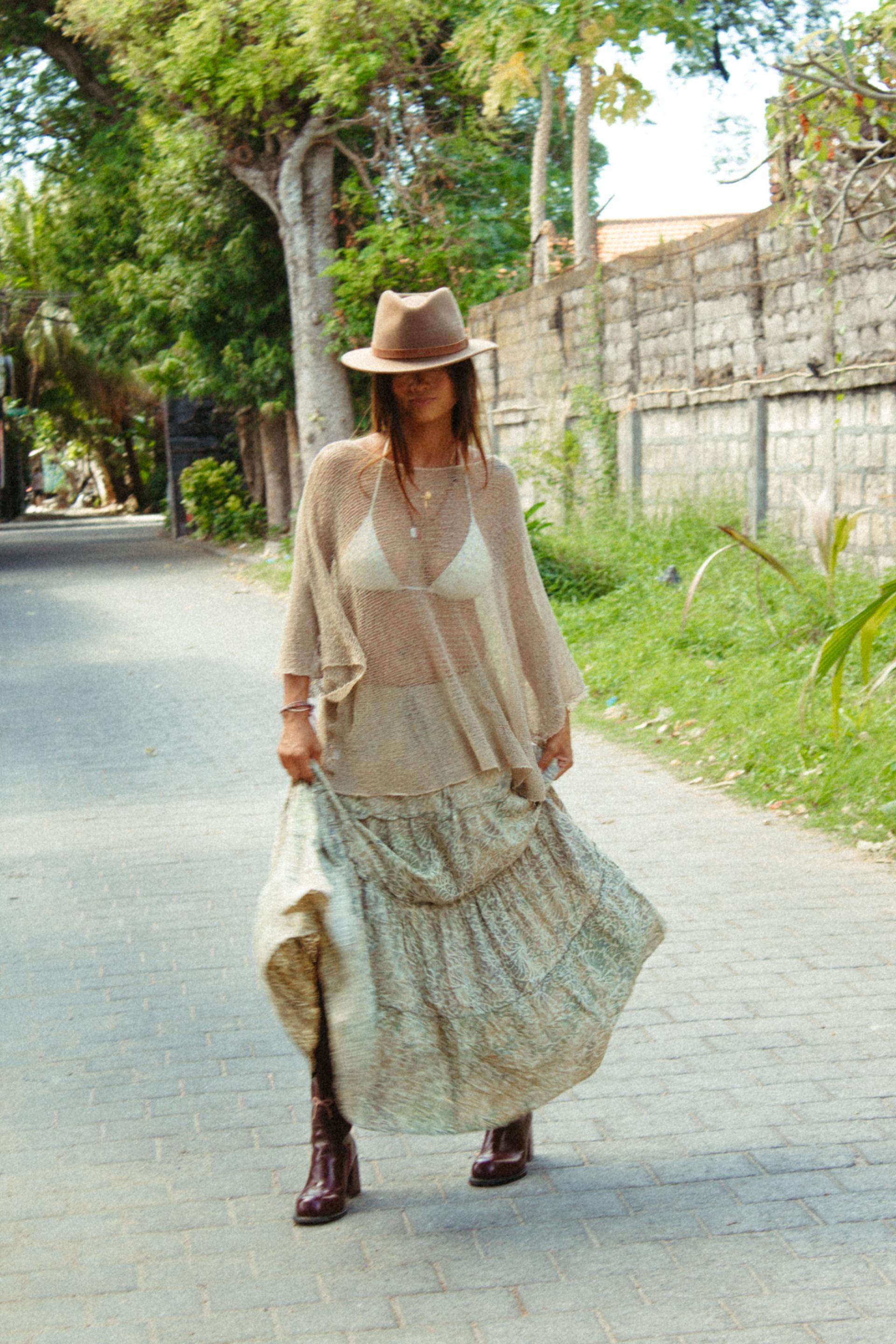 Mermaid Maxi Skirt 2.0 맥시 스커트 | Reef Espresso