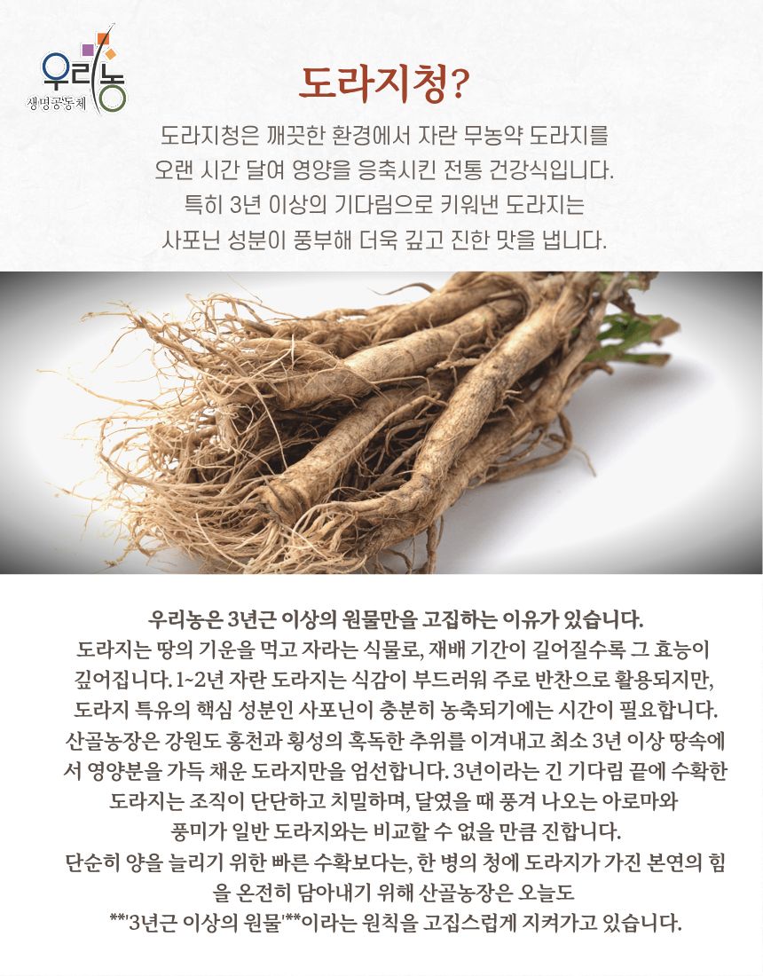 도라지청(원주) 150g