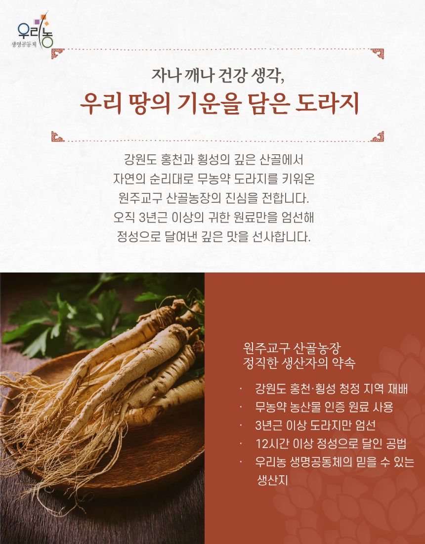 도라지청(원주) 150g