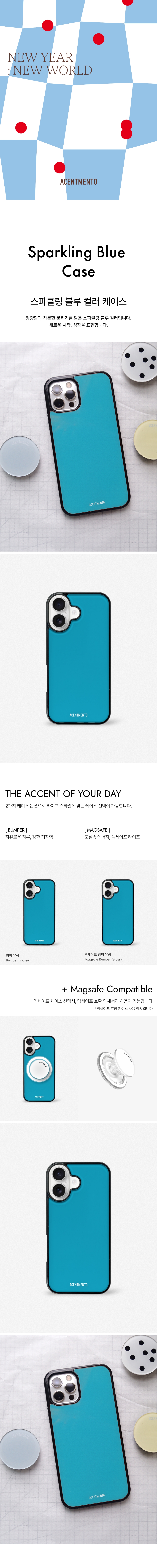 스파클링 블루 케이스