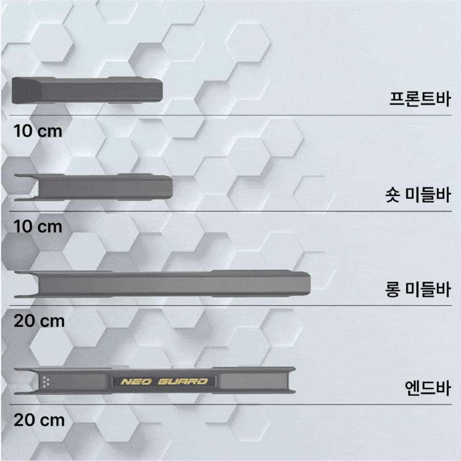 [다크 그레이] 네오가드 전용 유지/보수용 아머캡 개별 파츠