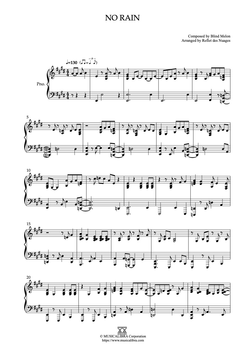 Rainy Days Sheet music for Piano, Violin (Solo)