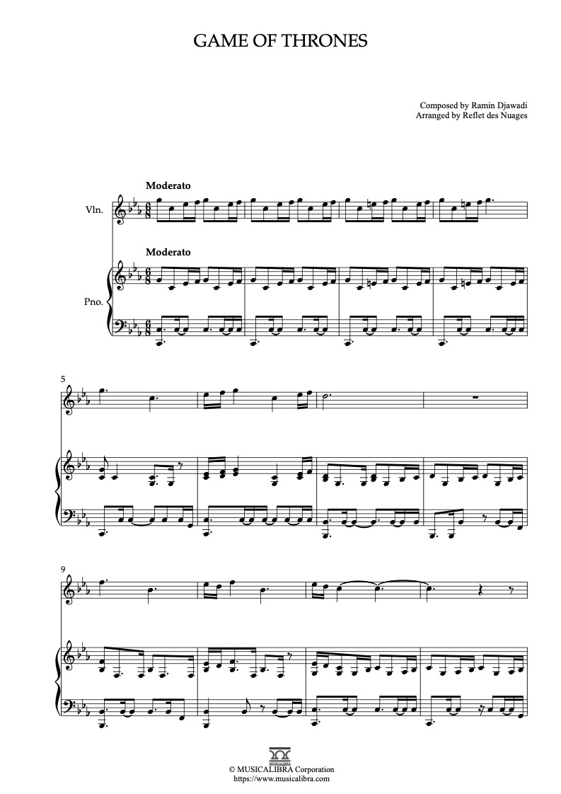 DUET SHEET MUSIC] Peaches - Violin and Piano Chamber Ensemble