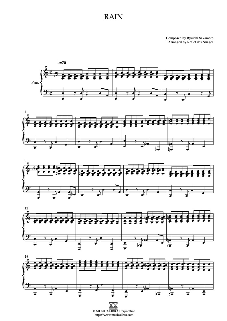 Rainy Days Sheet music for Piano, Violin (Solo)