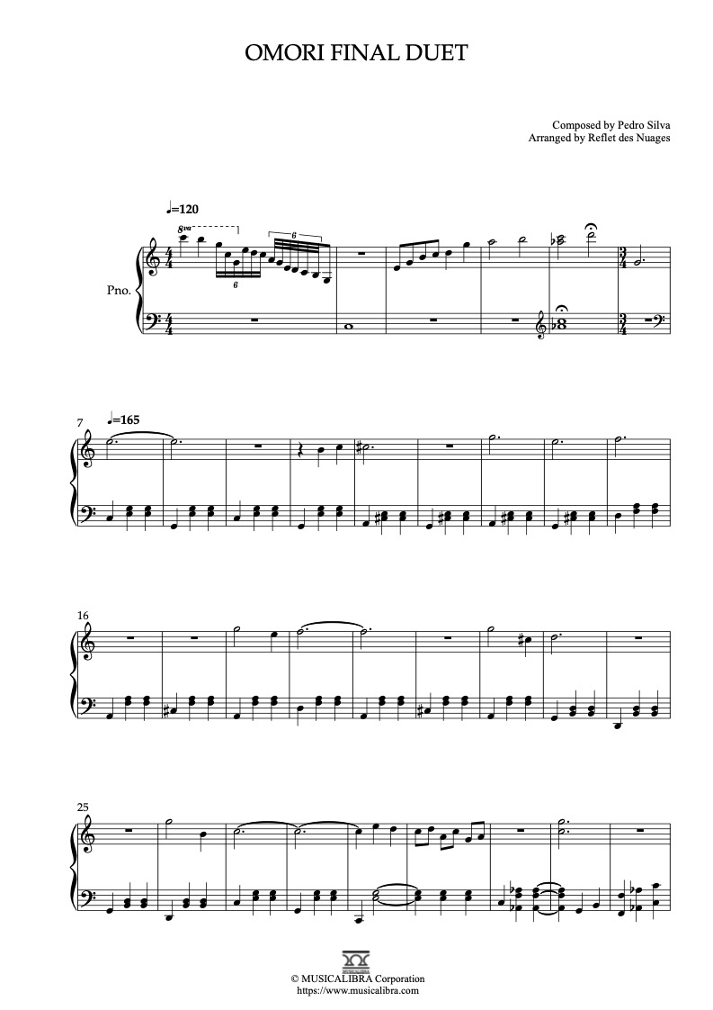 Final Duet-OMORI this ones very pretty but kinda too easy #piano #robl, final duet by omori