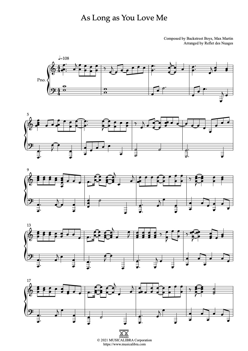 Tell me that you love me piano sheet music