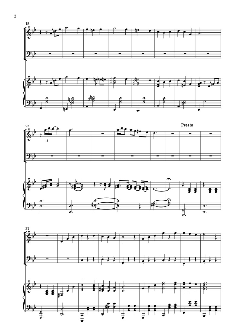 ハウルの動く城 人生のメリ-ゴ -ランド 編曲楽譜 - ヴァイオリン、チェロ、ピアノトリオ