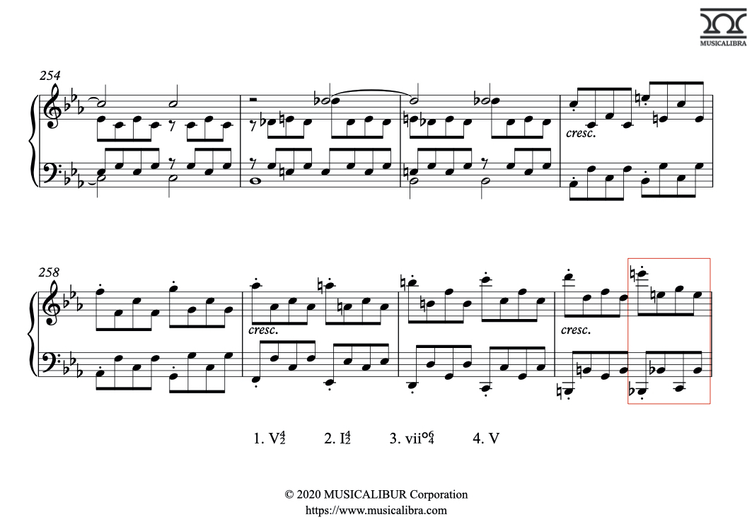 Harmonic Analysis Quiz about Dominant Chord. V42