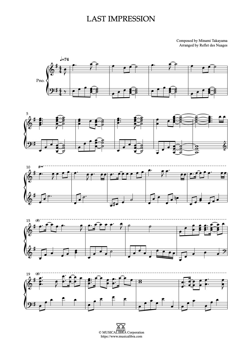 Sheet music of Chuck Mangione Feels So Good arranged for piano solo preview page 1