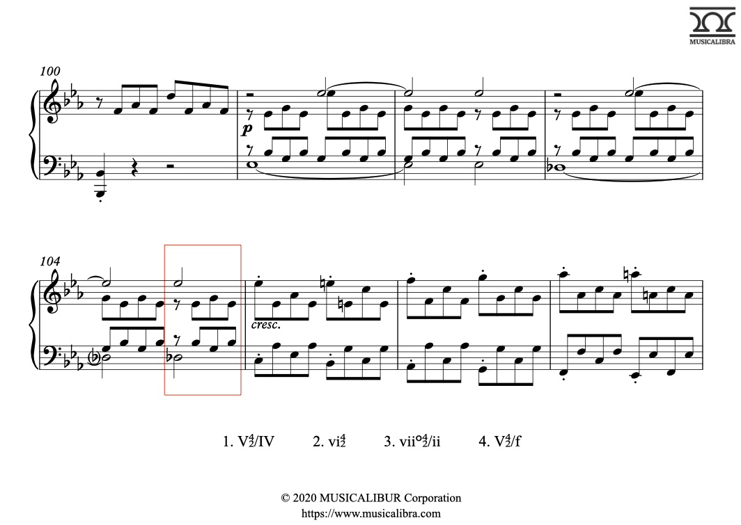 Music Theory Quiz 59. Harmonic Analysis - Secondary Dominant Chord : BLOG