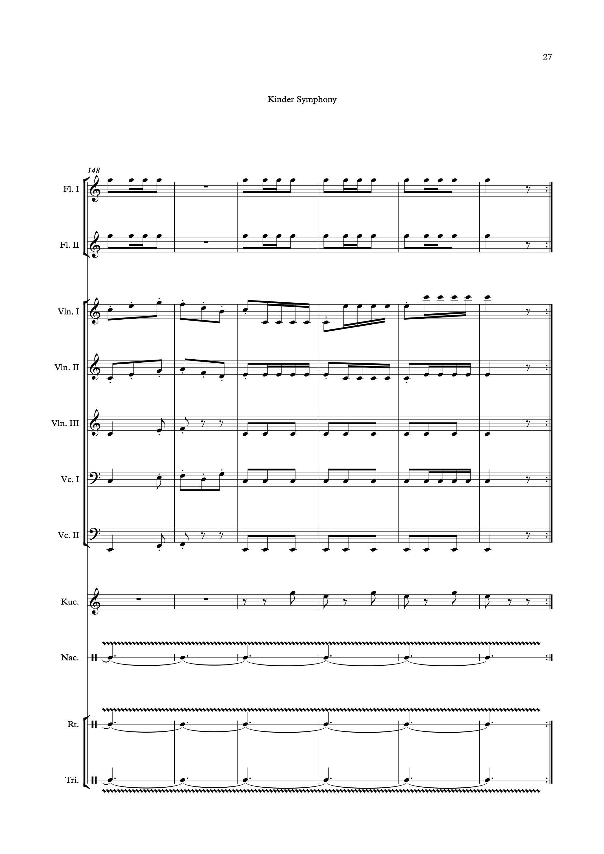 Leopold Mozart's Kinder Symphony for School Band オーケストラ編曲 楽譜