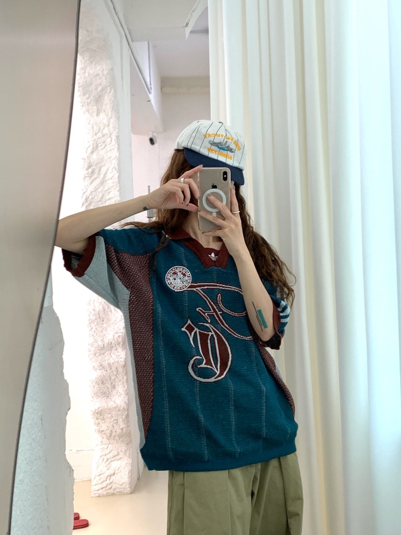 폴로 카라 니트