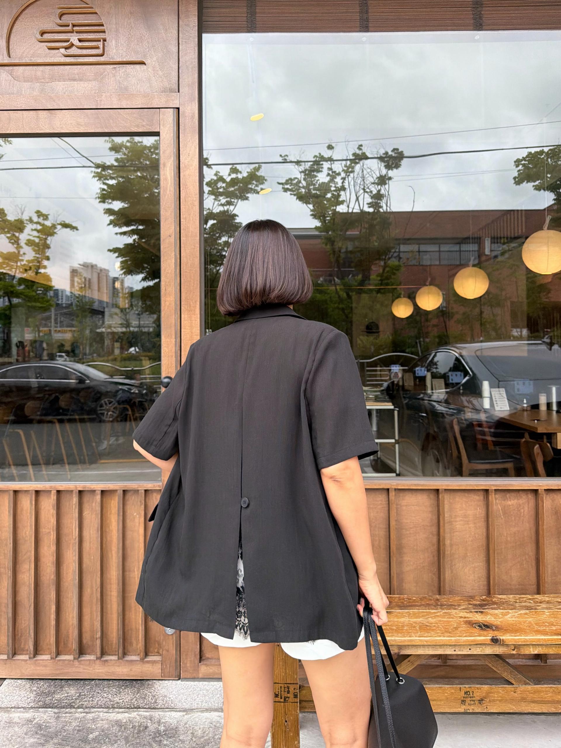 레이스 오픈 자켓