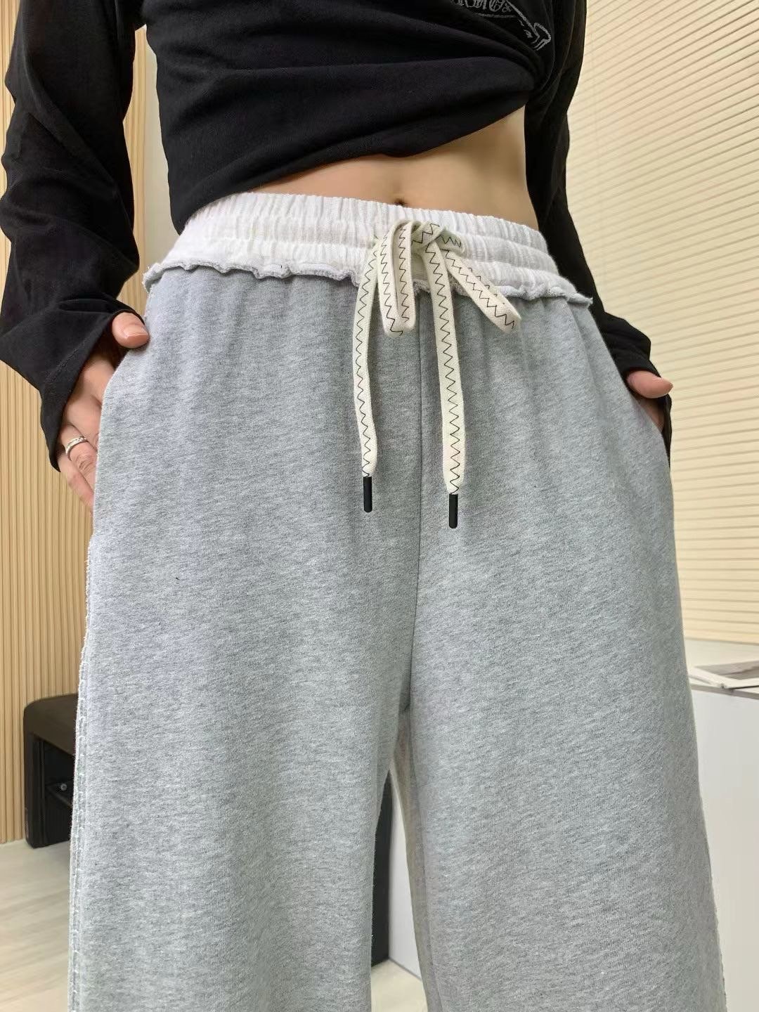 숫자 포켓 밴딩팬츠