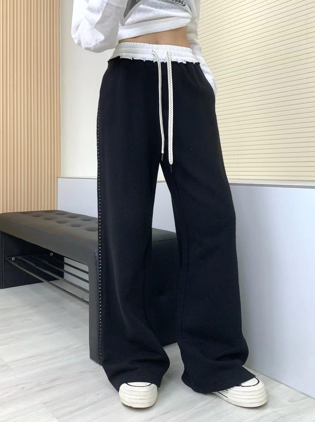 숫자 포켓 밴딩팬츠