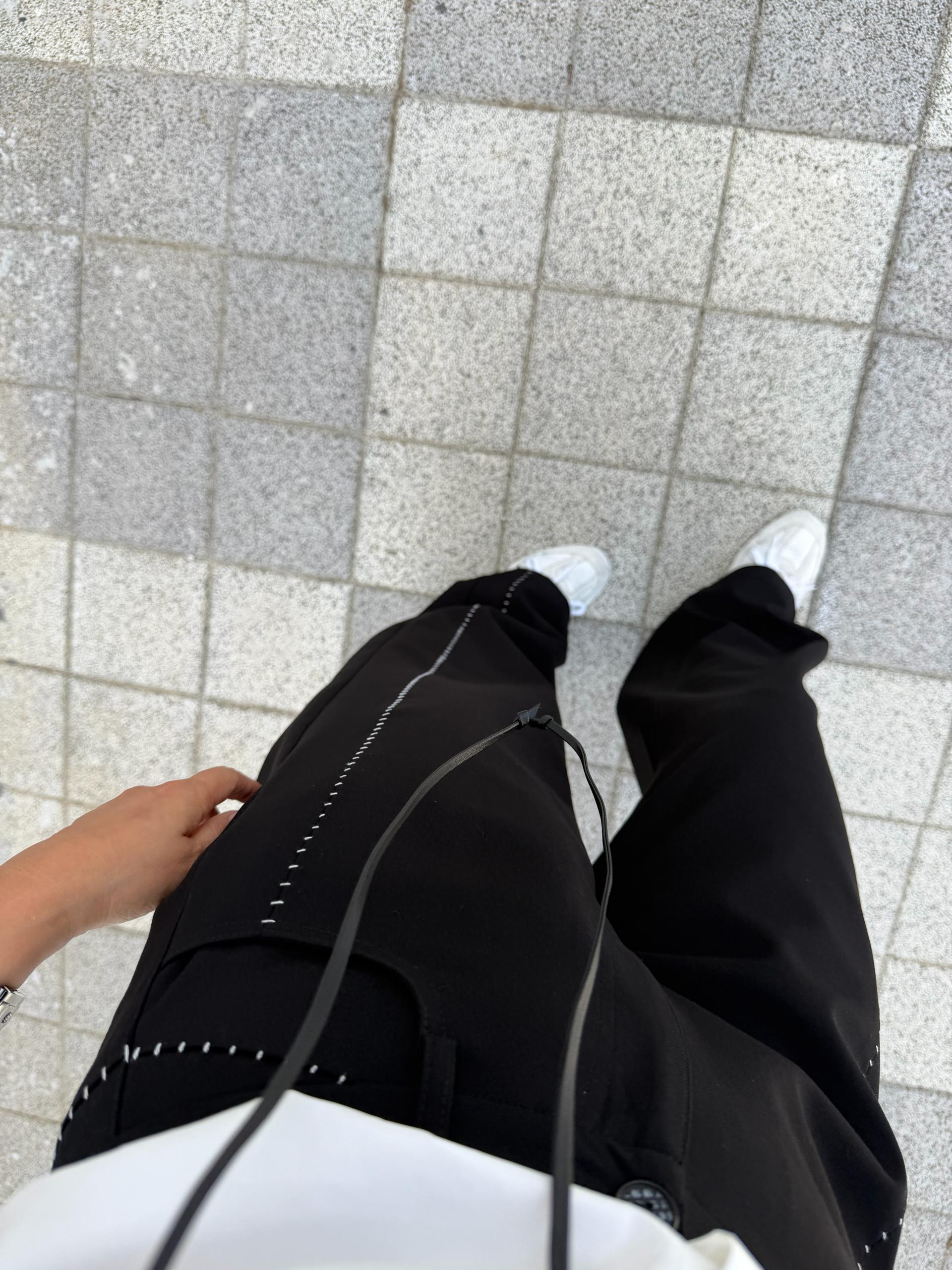 스티치 팬츠